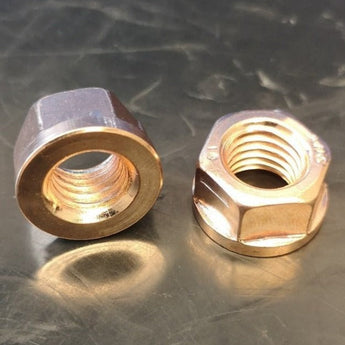 Copper Exhaust Flange Nut M10 X 1.5 Mm
