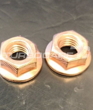 Copper Exhaust Flange Nut M8 X 1.25 Mm