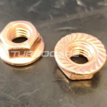 Copper Exhaust Flange Nut M8 X 1.25 Mm