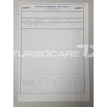 ISUZU 4JB1 DYNO SHEET WITH BOLT IN TURBO