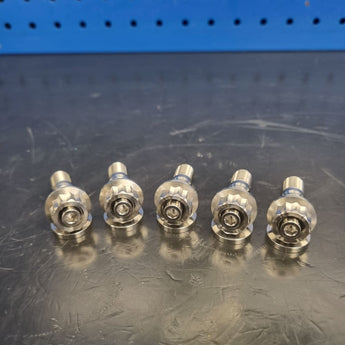M10 X 1.25 45Mm Titanium Stud Set Raw Finish