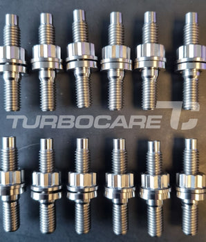 NISSAN RB26 TITANIUM EXHAUST MANIFOLD STUD KIT ASSEMBLED