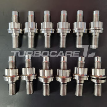 TOYOTA 1JZ TITANIUM EXHAUST MANIFOLD STUD KIT ASSEMBLED