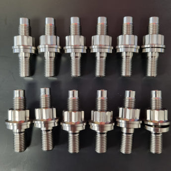 TOYOTA 2JZ TITANIUM EXHAUST MANIFOLD STUD KIT ASSEMBLED