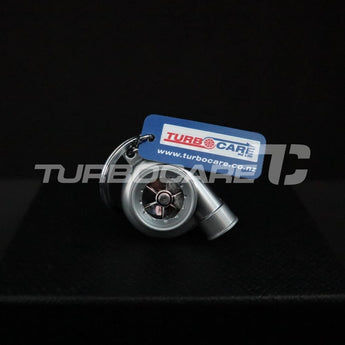 Turbo Key-Chain With Sounds + Led Light Matte Chrome